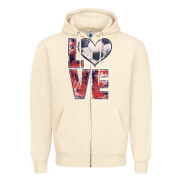 Sandshell soccer love Zipper Hoodie - JahusDesignShop