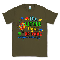 Army Green this little light of mine autism awareness Classic Tee - JahusDesignShop