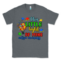 Charcoal Heather this little light of mine autism awareness Classic Tee - JahusDesignShop