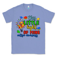 Colony Blue this little light of mine autism awareness Classic Tee - JahusDesignShop
