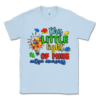 Dusty Blue this little light of mine autism awareness Classic Tee - JahusDesignShop