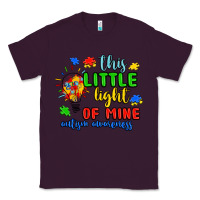 Plum this little light of mine autism awareness Classic Tee - JahusDesignShop