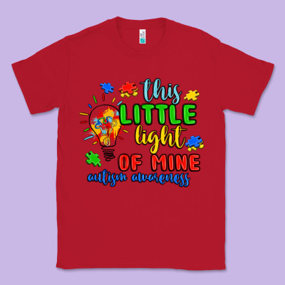 This Little Light Of Mine Autism Awareness Classic Tee Designed By Jahusdesignshop