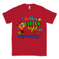 Red this little light of mine autism awareness Classic Tee - JahusDesignShop