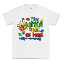 White this little light of mine autism awareness Classic Tee - JahusDesignShop