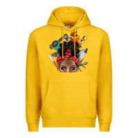 Lemon Wild Camping Afro Messy Bbs Premium Hoodie - BundleAndBundleShop