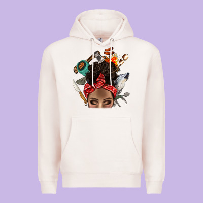 Wild Camping Afro Messy Bbs Premium Hoodie Designed By Bundleandbundleshop