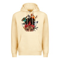Pina Colada Wild Camping Afro Messy Bbs Premium Hoodie - BundleAndBundleShop