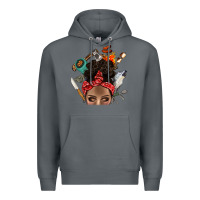 Rock Wild Camping Afro Messy Bbs Premium Hoodie - BundleAndBundleShop