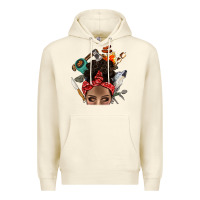 Sandshell Wild Camping Afro Messy Bbs Premium Hoodie - BundleAndBundleShop