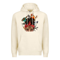 Tofu Wild Camping Afro Messy Bbs Premium Hoodie - BundleAndBundleShop