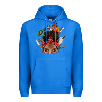 True Royal Wild Camping Afro Messy Bbs Premium Hoodie - BundleAndBundleShop