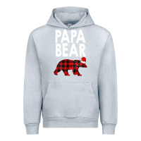 Heather Grey Papa Bear Urban Hoodie - Bettercallsaul
