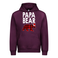 Mauve Wine Papa Bear Urban Hoodie - Bettercallsaul
