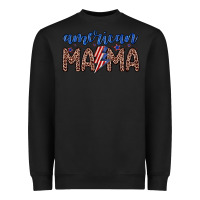 Black American mama Heavyweight Sweatshirt - Zillion Design Studio