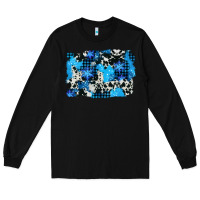Black westerb cowhide winter background Long Sleeve Tee - AdoDesignShop