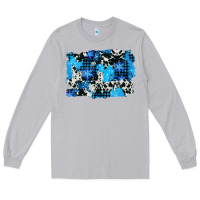 Moon Dust westerb cowhide winter background Long Sleeve Tee - AdoDesignShop