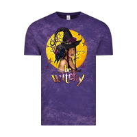 Cloud Purple Be Witchy Black Witch Vintage Tee - texasbilliewilder