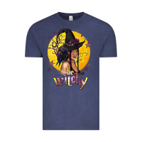 Vintage Denim Be Witchy Black Witch Vintage Tee - texasbilliewilder