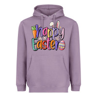 Lavender happy easter Heavyweight Hoodie - MaliasSmallBusiness