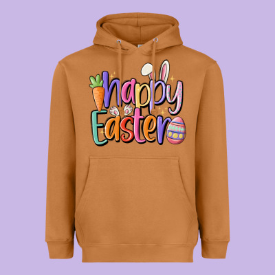 Happy Easter Heavyweight Hoodie Designed By Maliassmallbusiness