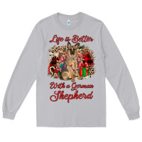 Moon Dust Christmas life is better with a german shepherd Long Sleeve Tee - JahusDesignShop