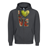 Smoke softball love Zipper Hoodie - JahusDesignShop
