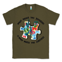 Army Green what makes you different is what makes you beautif Classic Tee - JahusDesignShop