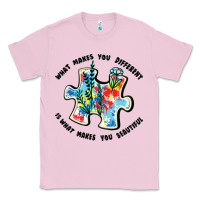 Bubblegum Pink what makes you different is what makes you beautif Classic Tee - JahusDesignShop