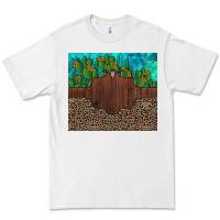 White custom cactus and sunflowers leopard turquoise Premium Tee - Artiststas