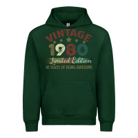 Forest Green Vintage 1980 Limited Edition 41 Years Of Being Awesome Urban Hoodie - Bettercallsaul