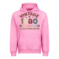 Fuchsia Pink Vintage 1980 Limited Edition 41 Years Of Being Awesome Urban Hoodie - Bettercallsaul
