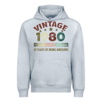 Heather Grey Vintage 1980 Limited Edition 41 Years Of Being Awesome Urban Hoodie - Bettercallsaul