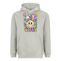 Moon Dust easter vibes smiley face Heavyweight Hoodie - MaliasSmallBusiness