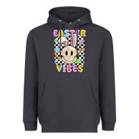 Smoke easter vibes smiley face Heavyweight Hoodie - MaliasSmallBusiness