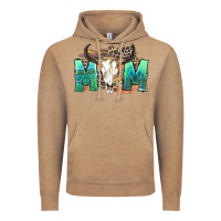 Vintage Coffee mom with bull skull Vintage Hoodie - Zillion Design Studio