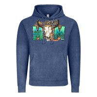 Vintage Denim mom with bull skull Vintage Hoodie - Zillion Design Studio