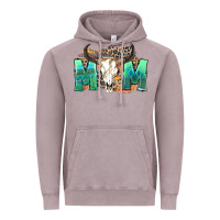 Vintage Zinc mom with bull skull Vintage Hoodie - Zillion Design Studio
