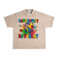 French Oak rawrsomely different autism trex Urban Heavy Tee - Zillion Design Studio
