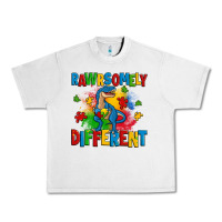 Lunar Rock rawrsomely different autism trex Urban Heavy Tee - Zillion Design Studio