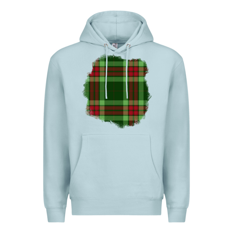 Christmas Tartan Patch Premium Hoodie by BundleAndBundleShop | Teevron