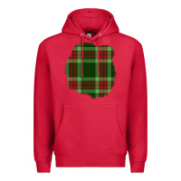 Cardinal Christmas Tartan Patch Premium Hoodie - BundleAndBundleShop