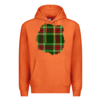 Carrot Christmas Tartan Patch Premium Hoodie - BundleAndBundleShop