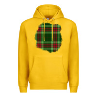 Lemon Christmas Tartan Patch Premium Hoodie - BundleAndBundleShop