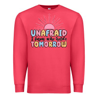 Cardinal unafraid i know who holds tomorrow Premium Sweatshirt - MaliasSmallBusiness