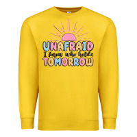 Lemon unafraid i know who holds tomorrow Premium Sweatshirt - MaliasSmallBusiness