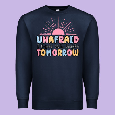Unafraid I Know Who Holds Tomorrow Premium Sweatshirt Designed By Maliassmallbusiness