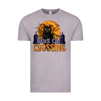 Vintage Zinc Black Cat Crossing Vintage Tee - texasbilliewilder