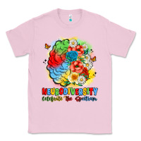 Bubblegum Pink neurodiversity celebrate the spectrum Classic Tee - JahusDesignShop