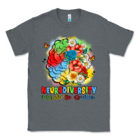 Charcoal Heather neurodiversity celebrate the spectrum Classic Tee - JahusDesignShop